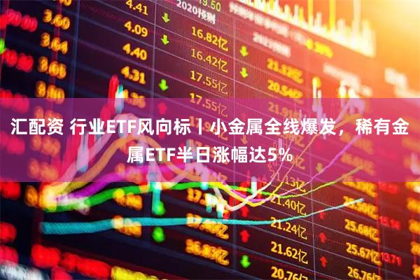 汇配资 行业ETF风向标丨小金属全线爆发，稀有金属ETF半日涨幅达5%